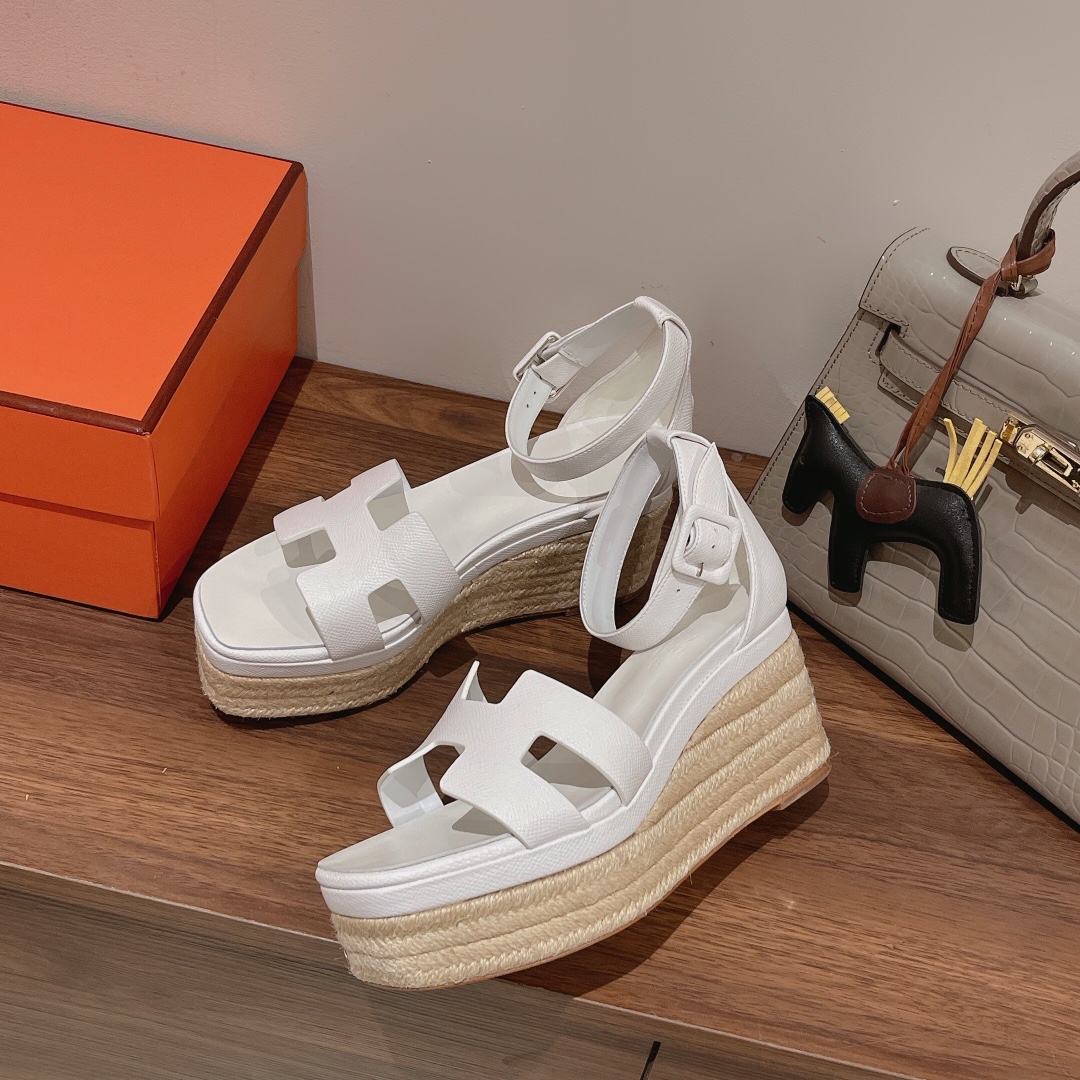 H**me5 Doll 40 Espadrilles White For Women 1.6in/4cm