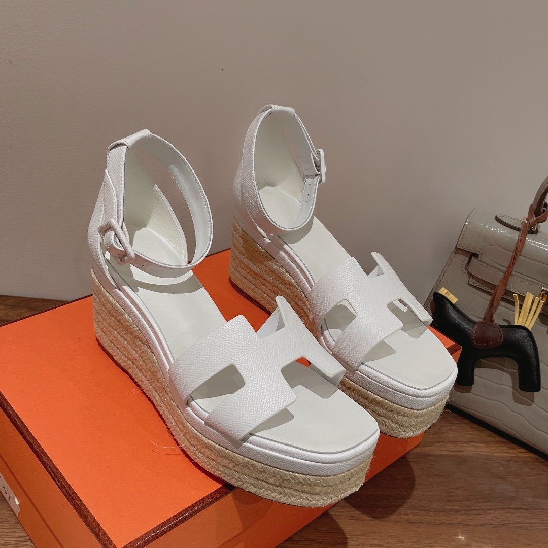 H**me5 Doll 40 Espadrilles White For Women 1.6in/4cm