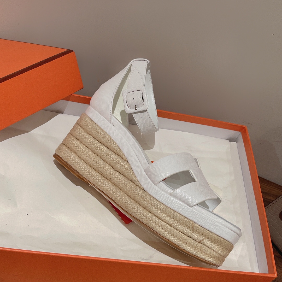 H**me5 Doll 40 Espadrilles White For Women 1.6in/4cm