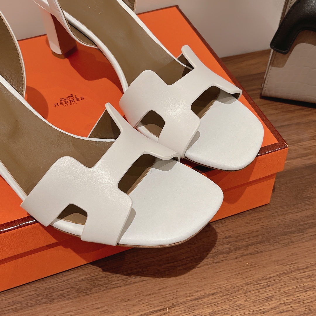 H**me5 Eternite Sandal White For Women 2.7in/7cm