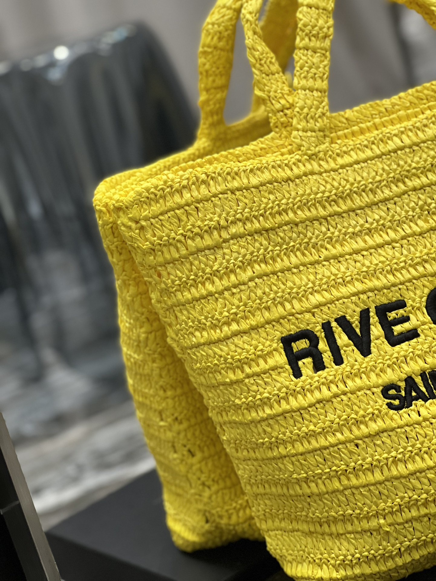 Sa1nt Lau*nt Rive Gauche S*pple Tote Bag Yellow For Women, Women’s Bags 15in/38cm Y51