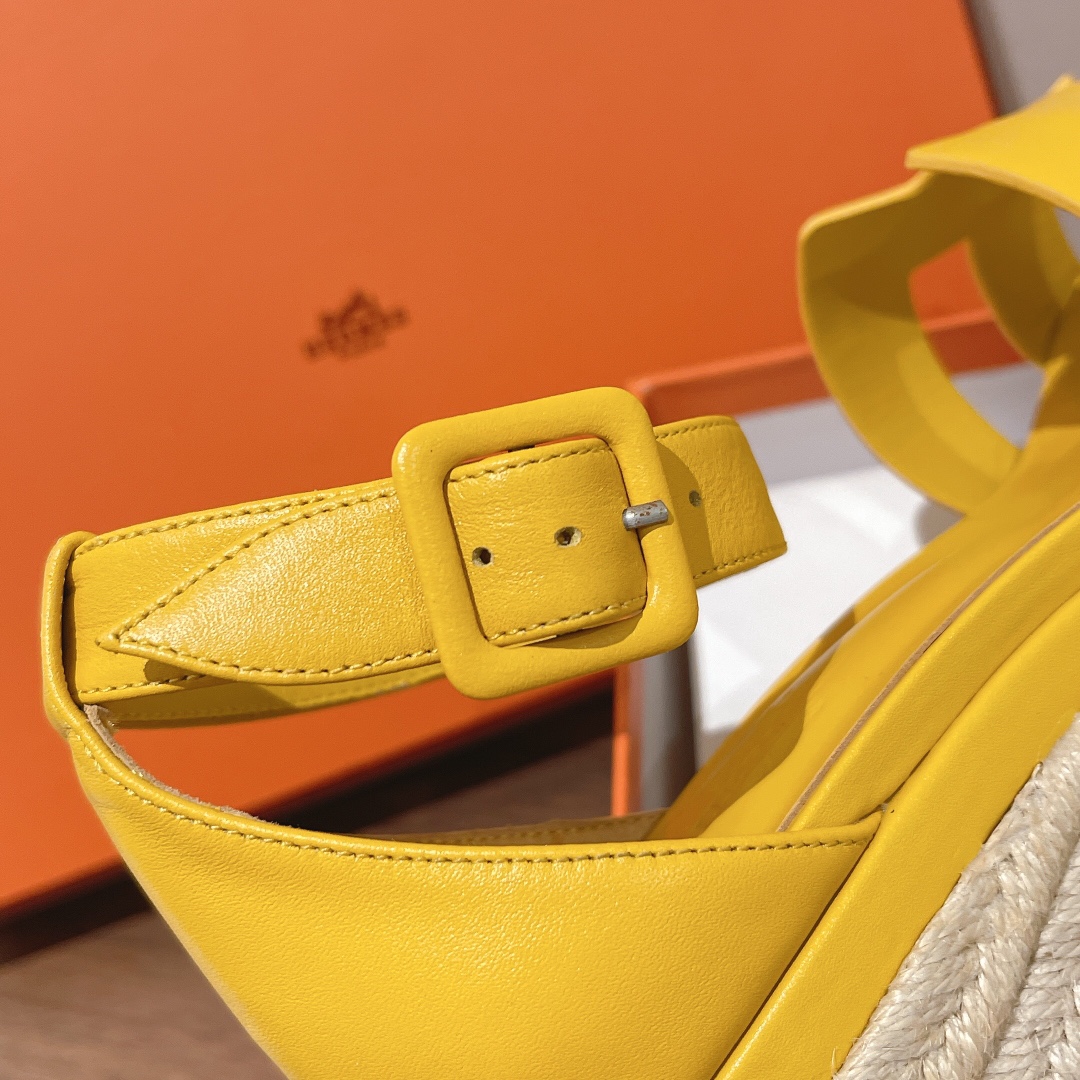 H**me5 Doll 40 Espadrilles Yellow For Women 1.6in/4cm