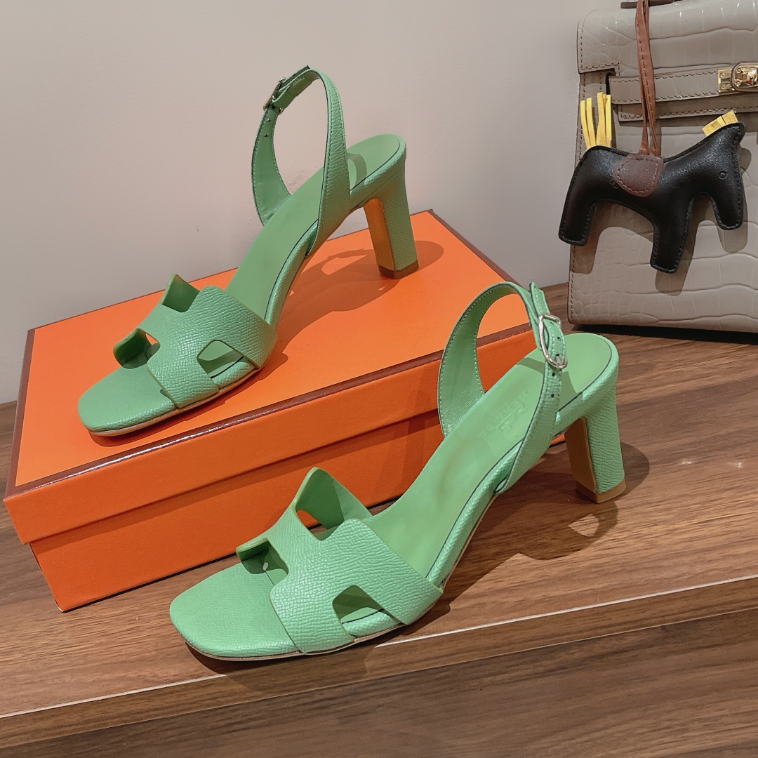 H**me5 Eternite Sandal Green For Women 2.7in/7cm