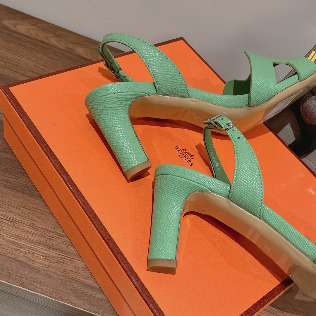 H**me5 Eternite Sandal Green For Women 2.7in/7cm